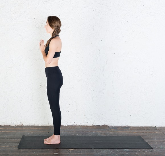 Sun-salutation step 1