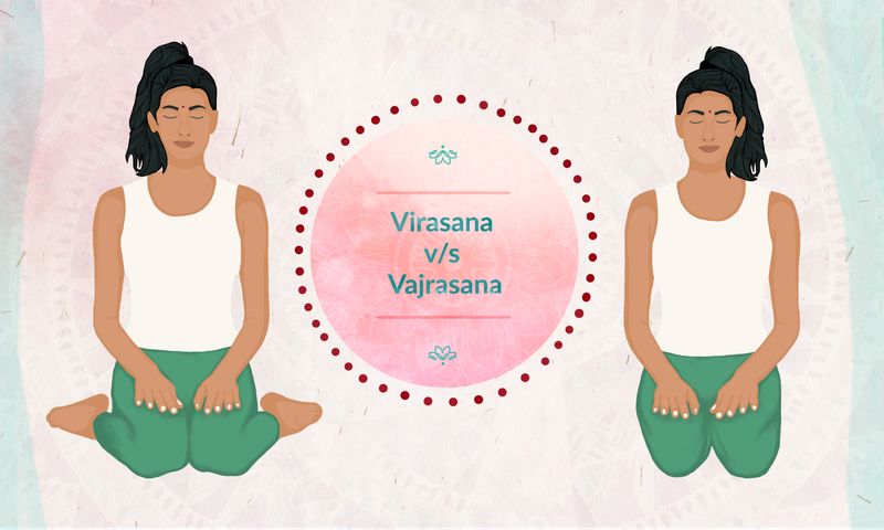 Difference Between Vajrasana and Virasana
