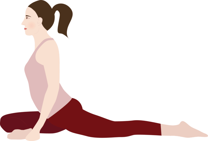 Pigeon pose Pigeon pose