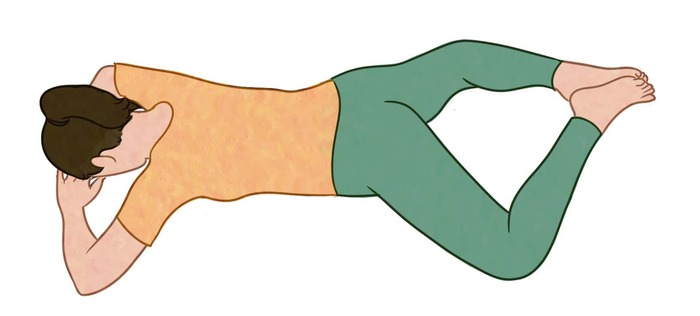 Easy Frog Pose Easy Frog Pose