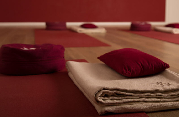 Props used in Yin Yoga and Restorative Yoga