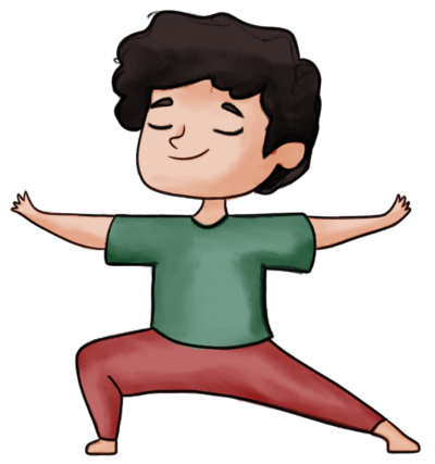 Kids Yoga for emotional balance - Warrior Pose Kids Yoga for emotional balance - Warrior Pose