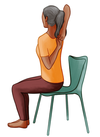 Seated Cow Face Pose