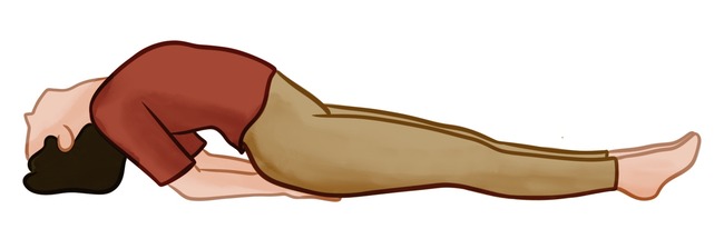 Fish Pose in Yin Yoga for stress relief Fish Pose in Yin Yoga for stress relief