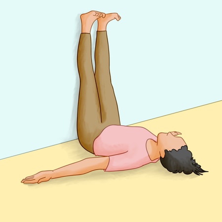 Legs-Up-the-Wall Pose Legs-Up-the-Wall Pose