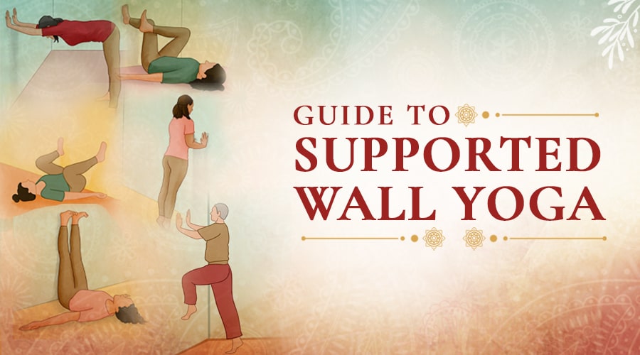 Wall yoga for seniors