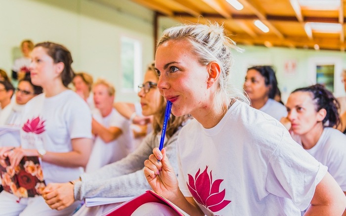 Students find their personal brand and identity in a yoga business course