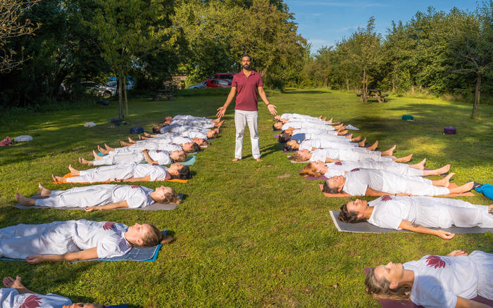 Outdoor Yoga Nidra Group session Outdoor Yoga Nidra Group session