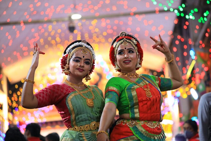 Classical dance event in Khajuraho Dance Festival Classical dance event in Khajuraho Dance Festival