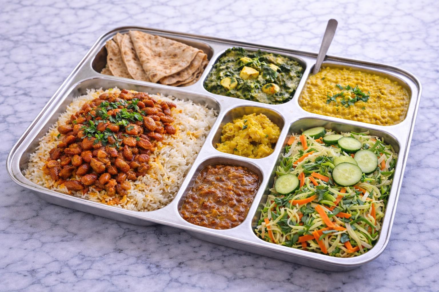 Food at arhanta yoga India