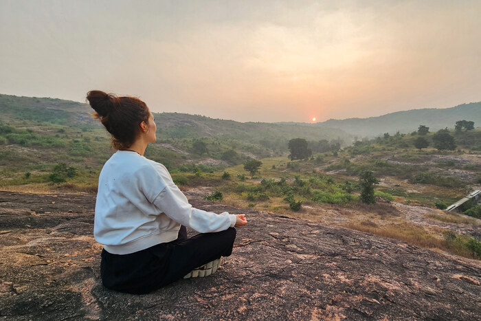 Yoga student living and understanding yogic philosophy